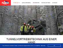 Tablet Screenshot of hilco-tunneltechnik.de